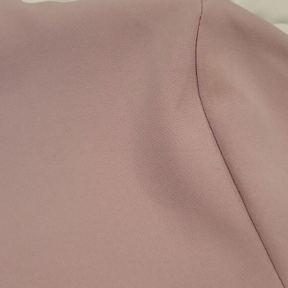 RACHEL Parcell Blush Pink Blouse Lantern Sleeves - Picture 9 of 9